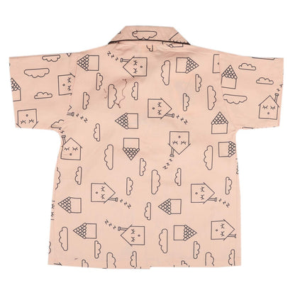Unisex Printed Top and Bottom Pyjamas Night Dress