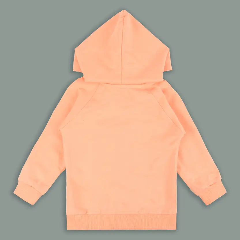 Unisex Cotton Blend Full Sleeve Hooded Sweatshirt with Giraffe Design T303sb