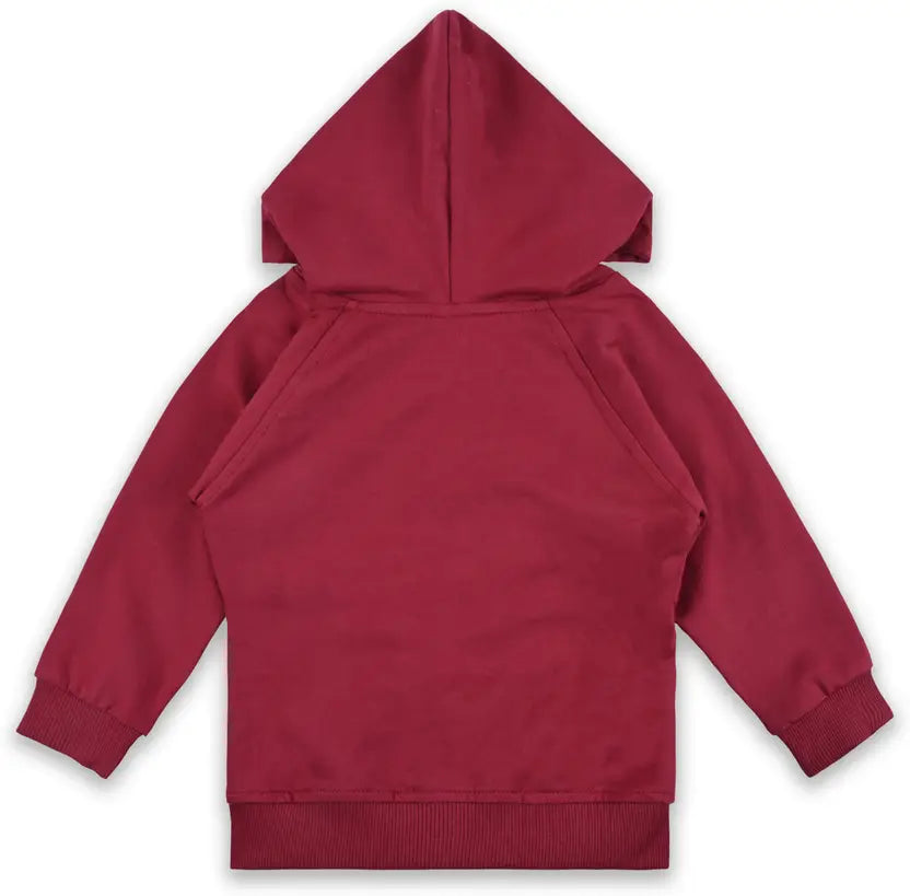 Unisex Cotton Blend Full Sleeve Hooded Sweatshirt with Giraffe Design T303sb