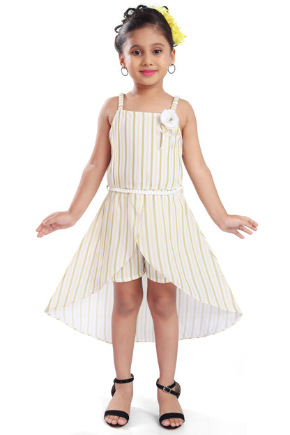 kids Partywear  Dress Frock (fe2930ylw)