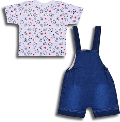 Baby Boys Casual T-shirt Dungaree hdr2024nb