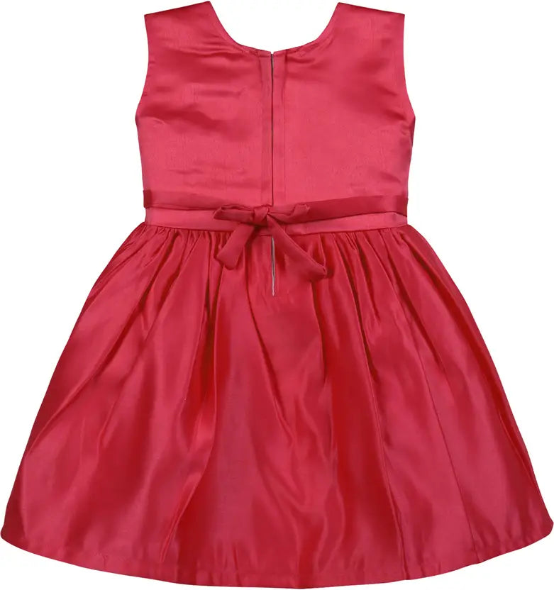 Baby Girls Midi/Knee Length Party Dress stn839rd