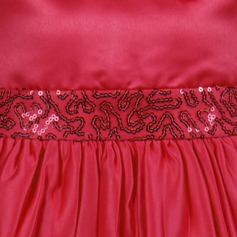 Baby Girls Midi/Knee Length Party Dress stn839rd