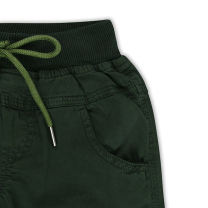 Boys Cotton Cargo Tapered Fit Trouser js142