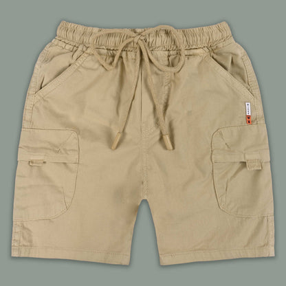 Boys Cotton Denim Cargo Shorts with Drawstring Waist - Wish Karo - photo 10