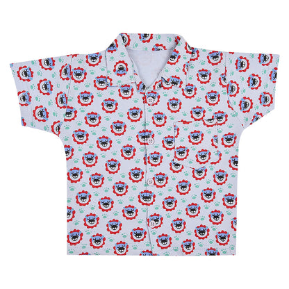 Unisex Printed Top and Bottom Pyjamas Night Dress