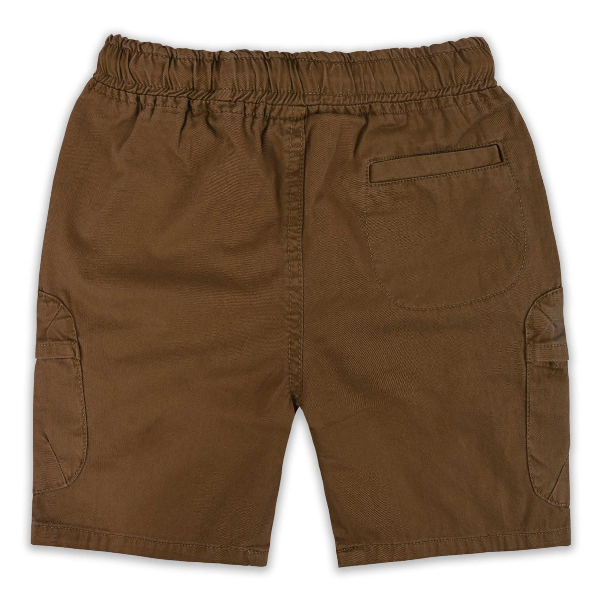 Boys Cotton Denim Cargo Shorts with Drawstring Waist - Wish Karo - photo 7