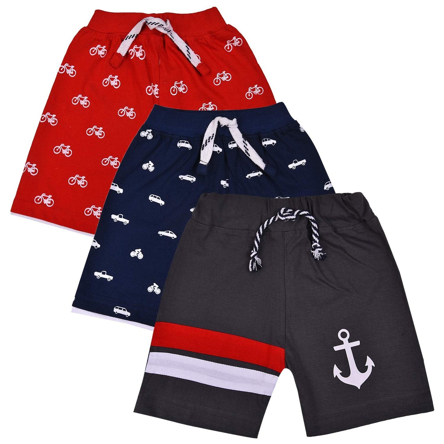 Unisex Shorts for Boys & Baby Girls-Boxers-(Set of 3)