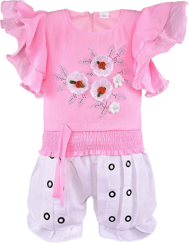 Girls Casual Top Shorts csl343bpnk