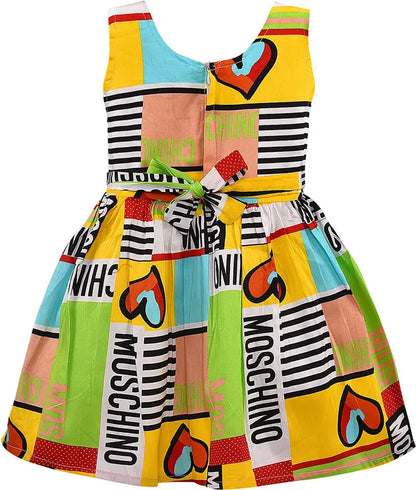 Girls Midi/Knee Length Casual Dress ctn399rd