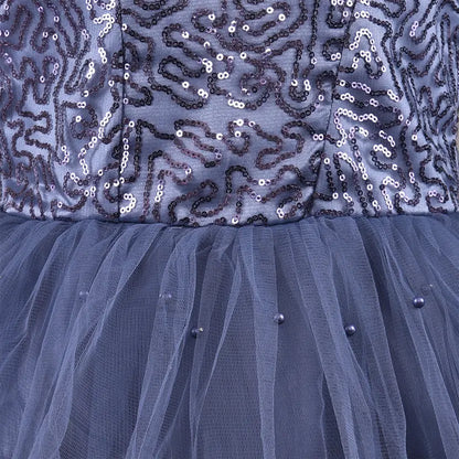 Baby Girls Midi/Knee Length Party Dress fe3038blu
