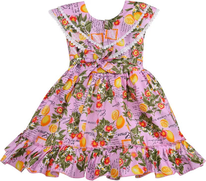 Girls Midi/Knee Length Casual Dress  ctn432pnk