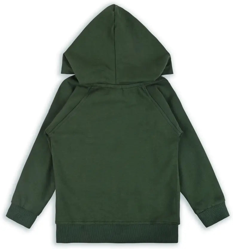 Unisex Cotton Blend Full Sleeve Hooded Sweatshirt with Giraffe Design T303sb