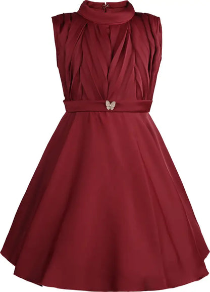 Baby Girls Midi/Knee Length Party Dress stn885mrn