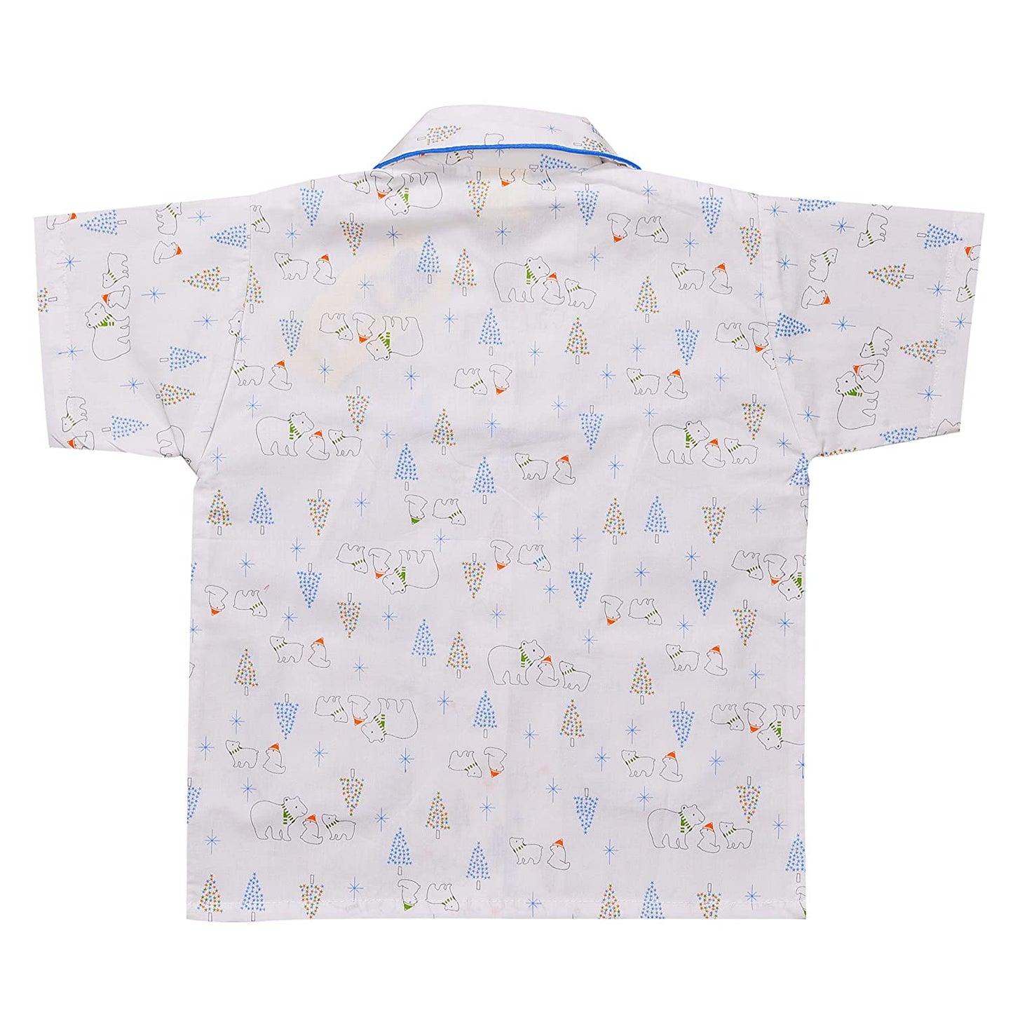 Unisex Printed Top and Bottom Pyjamas Night Dress