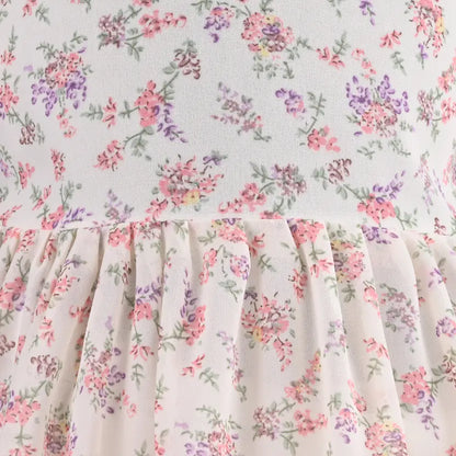 Girls Midi/Knee Length Party Dress cslp1072offwht