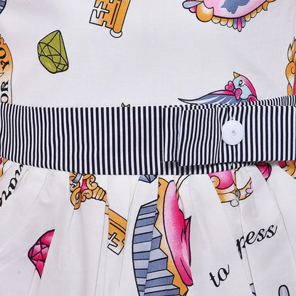 Baby Girls Midi/Knee Length Casual Dress ctn509pnk