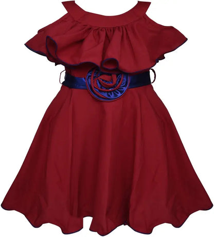 Girls Midi/Knee Length Party Dress fre264rd