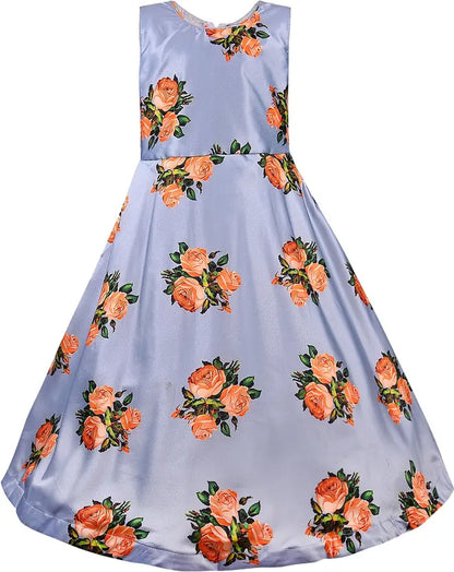 Girls Maxi/Full Length Casual Dress LF174y