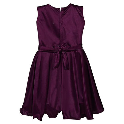 Girls Bow Embroidered Party Wear Dress fe2644ppl