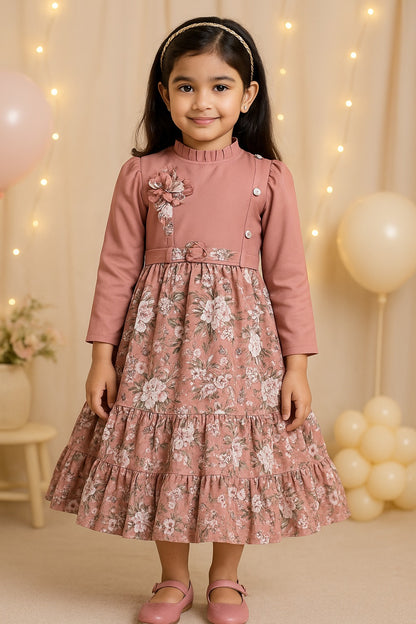 Baby Girls Casual Wear Frock Dress at Wholesale Price
