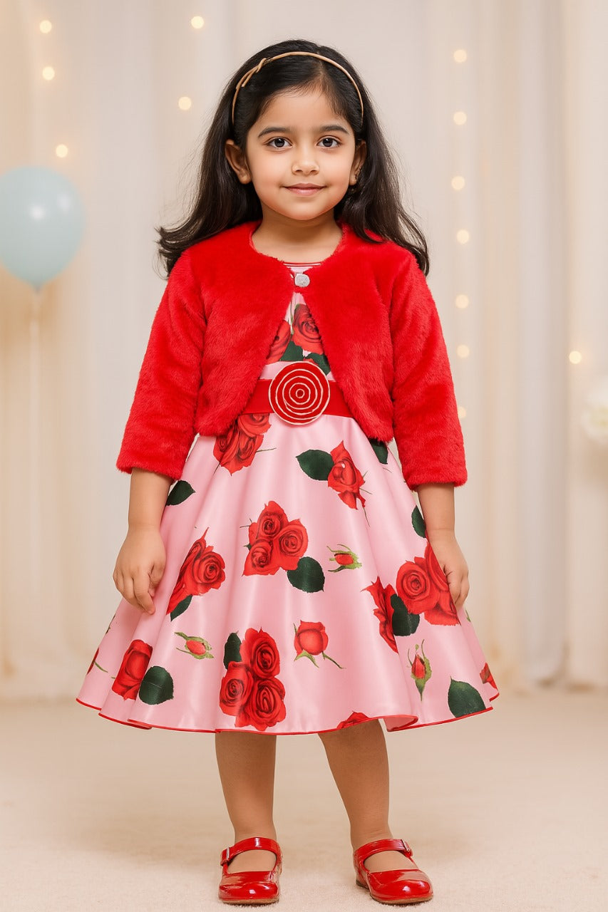 Baby Girls Party Wear Frock Birthday Dress For Girls fe2733rd - Wish Karo