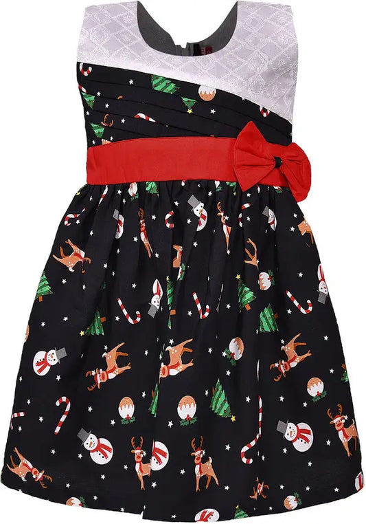 Girls Midi/Knee Length Casual Dress ctn285wt