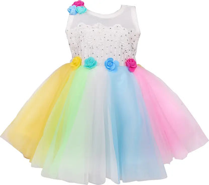 Girls Midi/Knee Length Party Dress fe2658mlt
