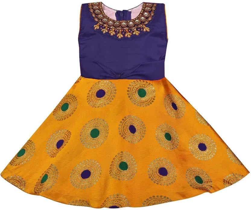 Girls Midi/Knee Length Party Dress fe2943nb