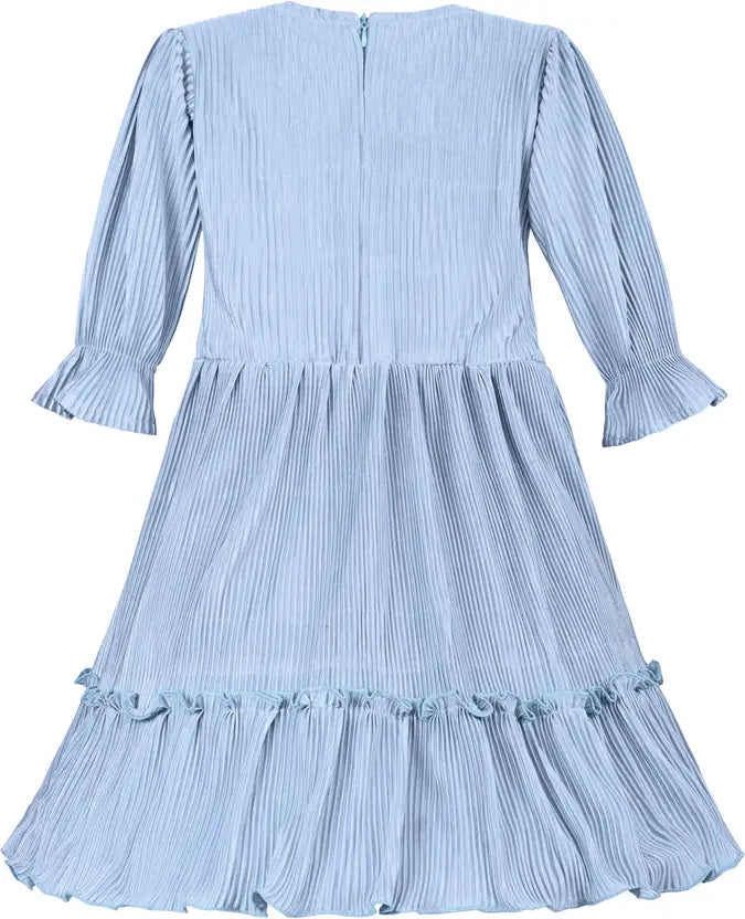 Girls Midi/Knee Length Party Dress fe3242gry