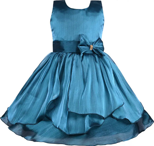 Girls Midi/Knee Length Party Dress  fe3305pkblu