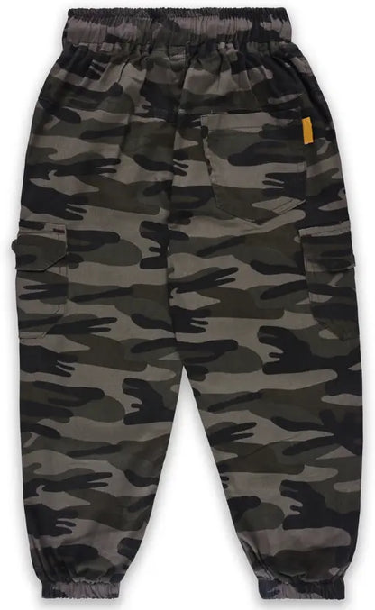 Boys Jogger Fit Mid Rise Dark Green Jeans js54cfe