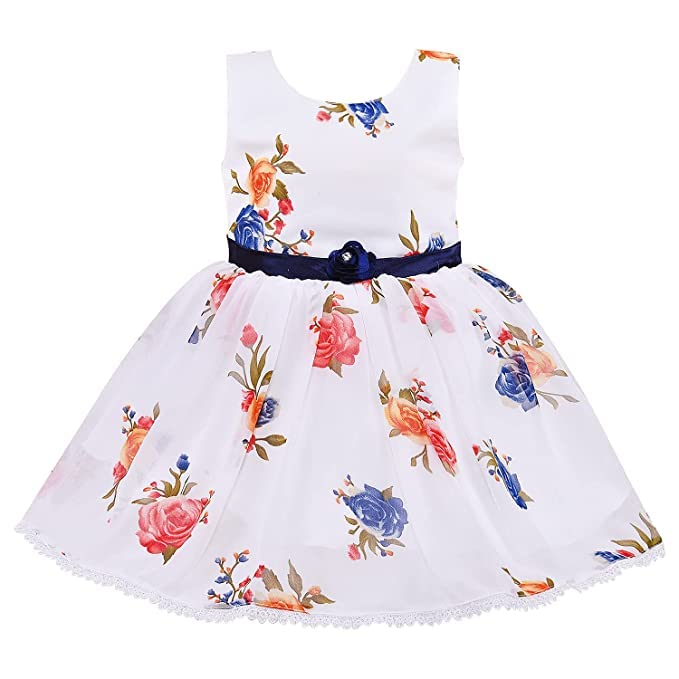 baby girls partywear frocks dress for girls fe3004whtJKTNBS