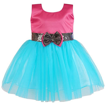 baby girls partywear frocks dress for girls fe3132bluJKTBLUL
