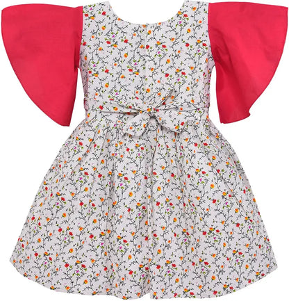 Girls Midi/Knee Length Casual Dress ctn562rd