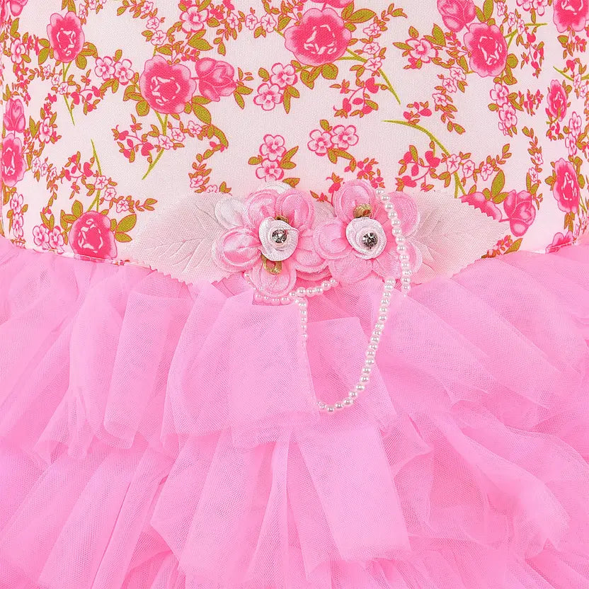 Baby Girls Midi/Knee Length Party Dress bxa407pnk