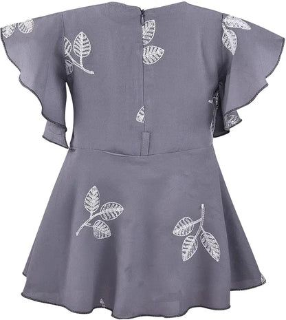 Girls Midi/Knee Length Casual Dress csl578gry