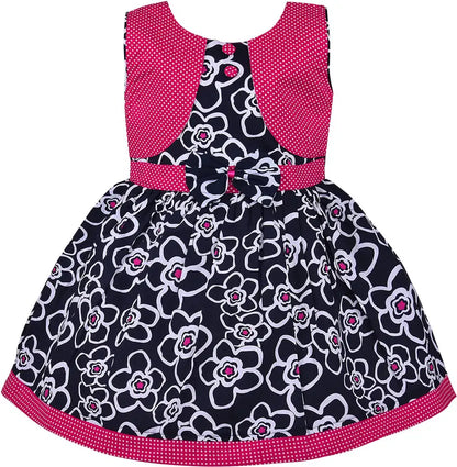 Baby Girls Midi/Knee Length Casual Dress ctn218pnk