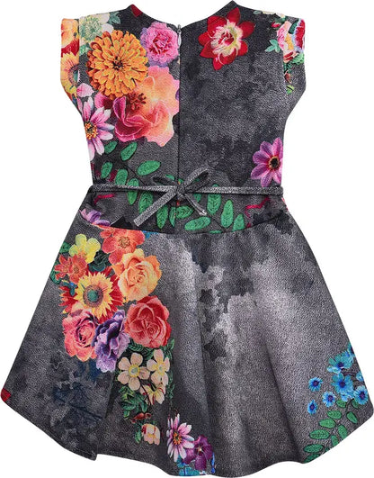 Baby Girls Midi/Knee Length Casual Dress  fm15gry