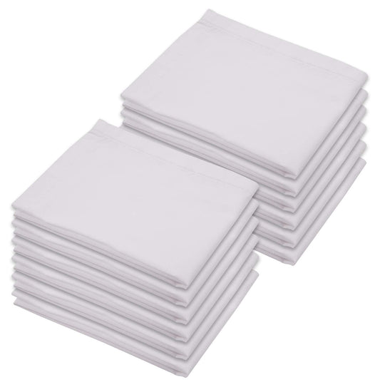 Wish Karo Hankie pure cotton super fine soft thin white Handkerchief for Men - Pack of 12 - Wish Karo