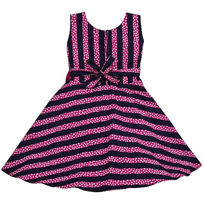 Baby Girls Midi/Knee Length Casual Dress ctn433pnk