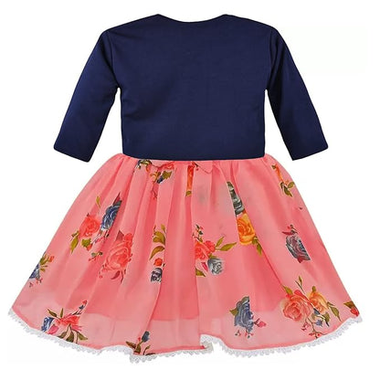 baby girls partywear frocks dress for girls fe3004pchJKTNBS