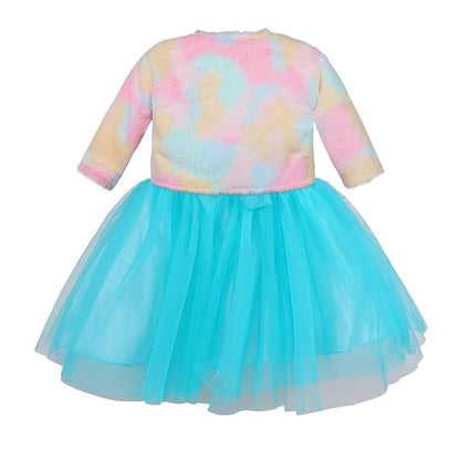 baby girls partywear frocks dress for girls fe3132bluJKTMLTF