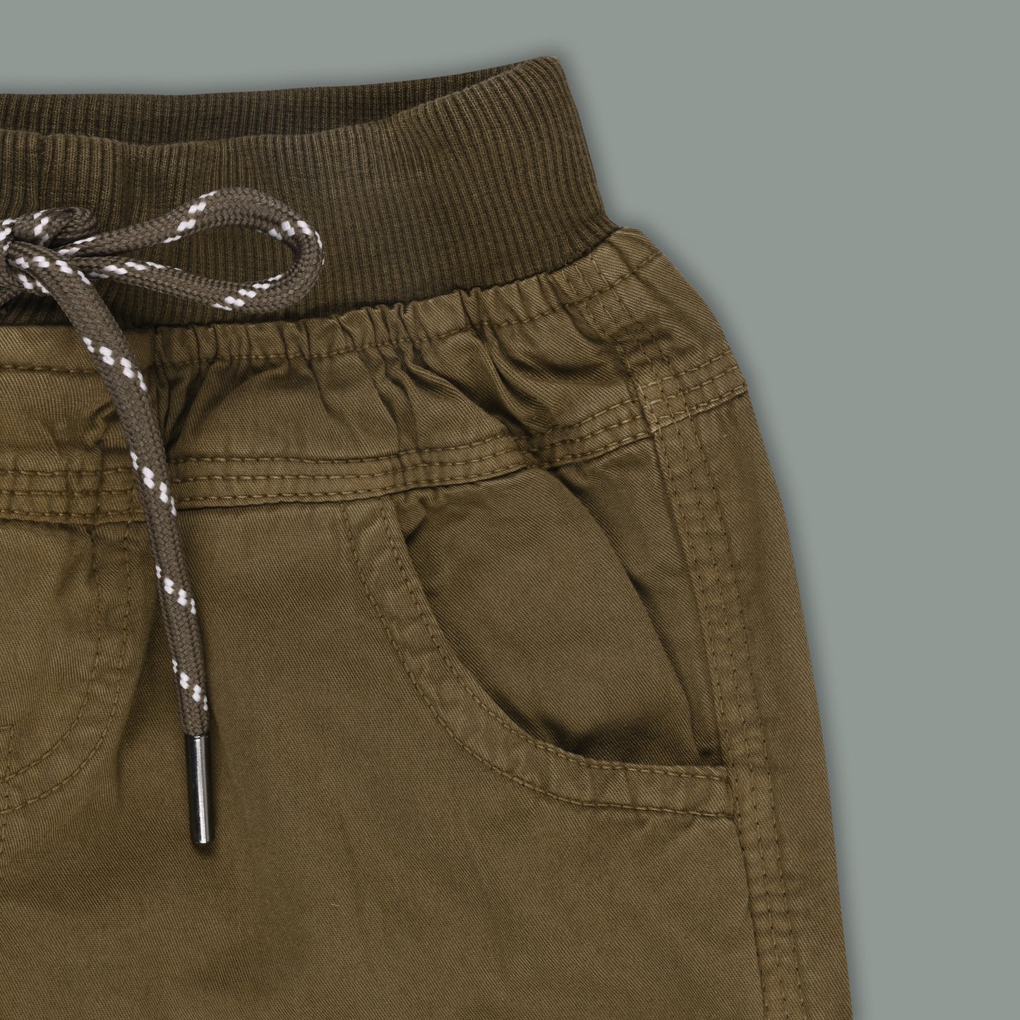 Boys Cotton Cargo Tapered Fit Trouser js142