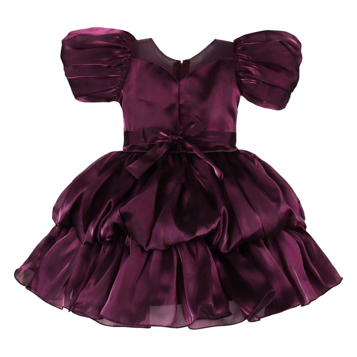 Girls Flower Detail Flared Party Dress - Wish Karo - photo 3