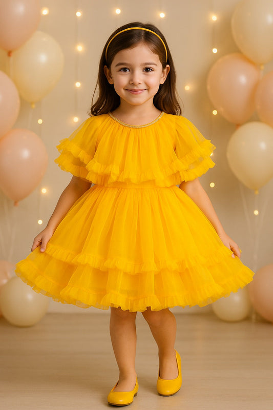 Wish Karo Baby Girls Frock Dress - (fe2754y) - Wish Karo