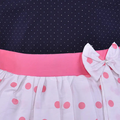 Girls Midi/Knee Length Casual Dress  ctn368pnk