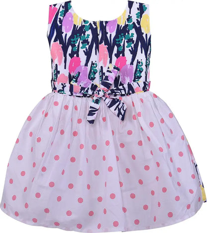 Girls Midi/Knee Length Casual Dress  ctn368pnk
