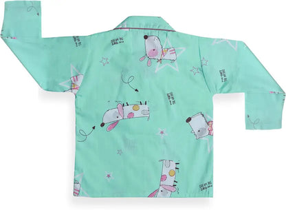 Boys & Girls Printed Polyester Blend Kids Nightwear for bulk rates | Kids Night Dress Wholesale