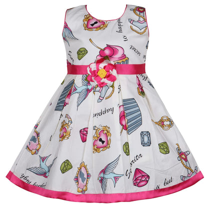 Baby Girls Casual Wear Frock Dress at Wholesale Price